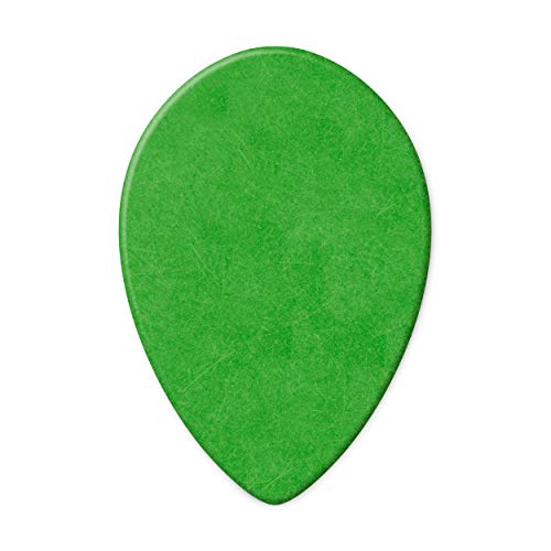 Dunlop 423R.88 Tortex Small Tear Drop, Green, .88mm, 36/Bag
