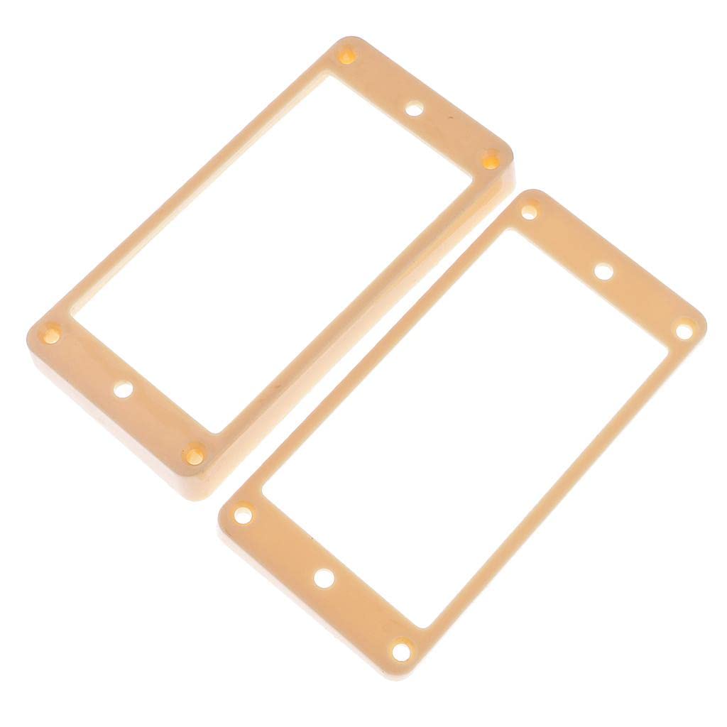 Club BollywoodSet Of 2 Neck And Bridge Pickup Frame Mounting Rings For Lp Guitar Cream| Pickups| Pickups|Musical Instruments & G