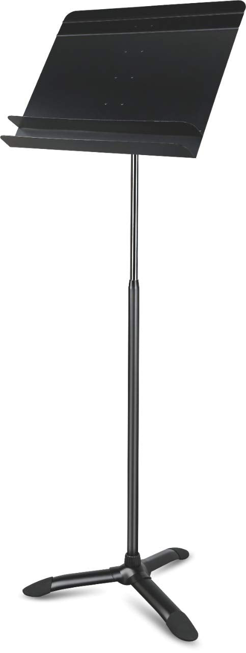 Powerpak Ms-590 Professional Adjustable Foldable 2 Layer Orchestra Music Note Stand (Black)