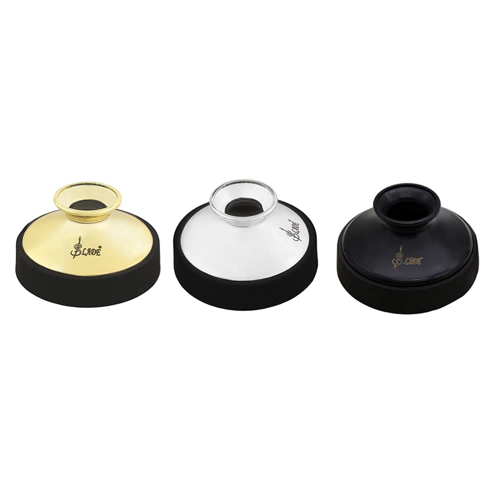 3pcs Saxophone Mute Saxophone Noise Reducer Alto Saxophone Sax Sound Mute Saxophone Saxophone Practice Saxophone Sound Muffler S