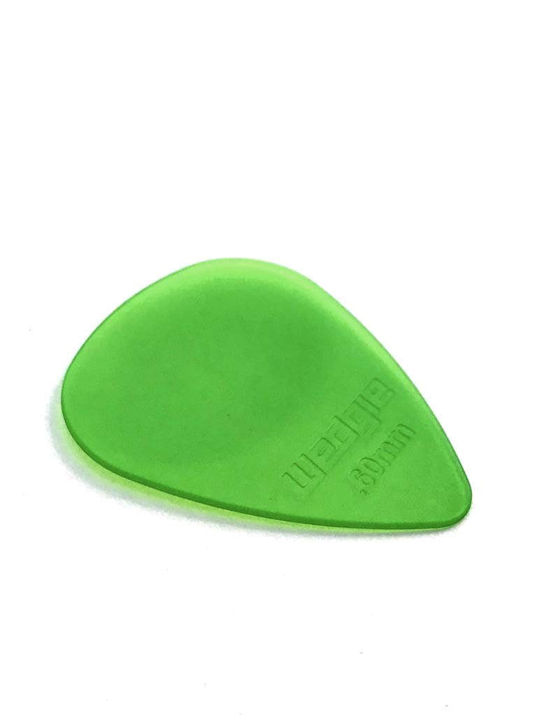 Wedgie WCPP60 0.60mm Wedgie Clear Pick, 12 Pack, Green