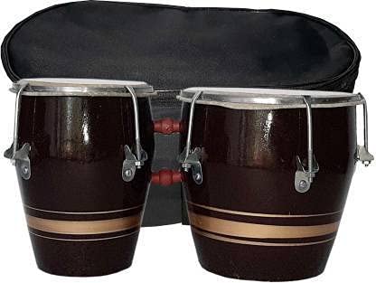 Gt Manufacturers Bongo Musical Instrument Drum N Bolt (Brown)