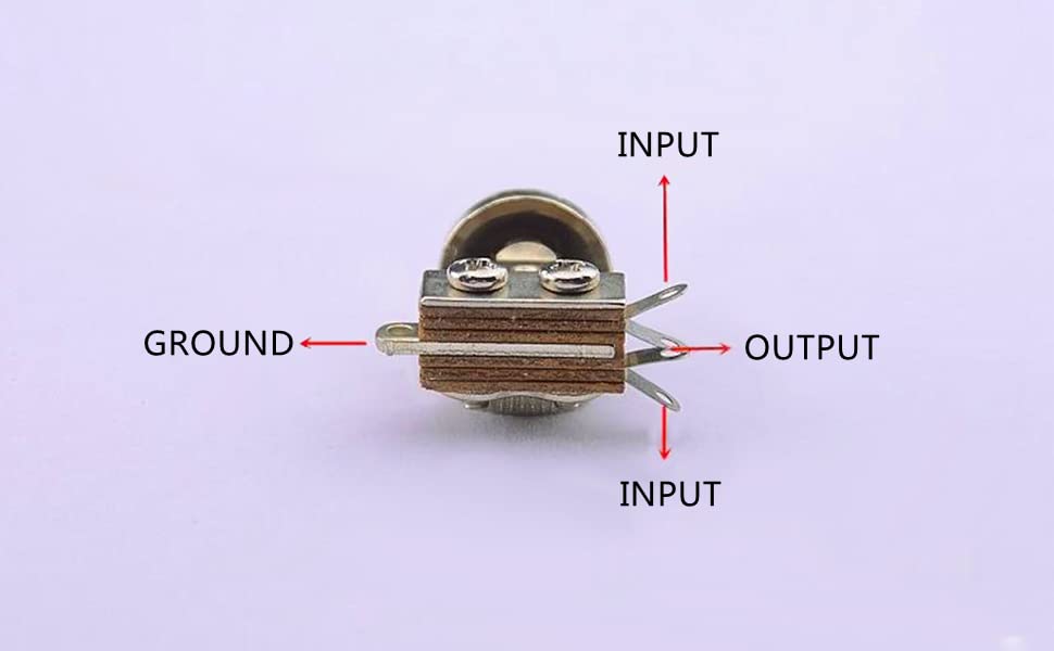 JD.Moon Electric Guitar 3 Way Toggle Switch Pickup Selector Switch with Brass Tip Knob (Chrome)