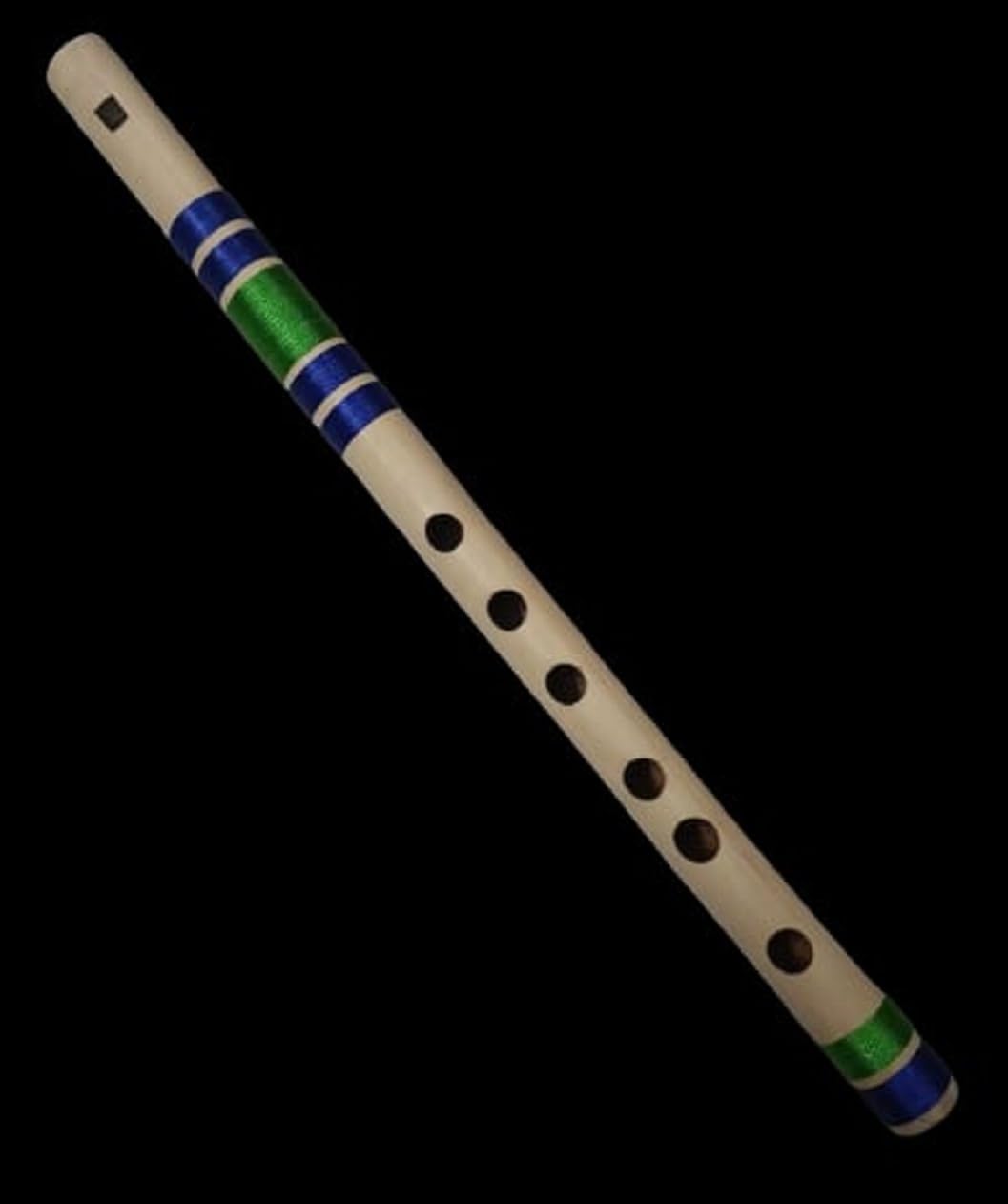 Ibda Direct Blow Bamboo Flute | B Scale Front Blow | For Kids/Beginner | 14 Inch Bansuri | Basuri Musical Instrument |