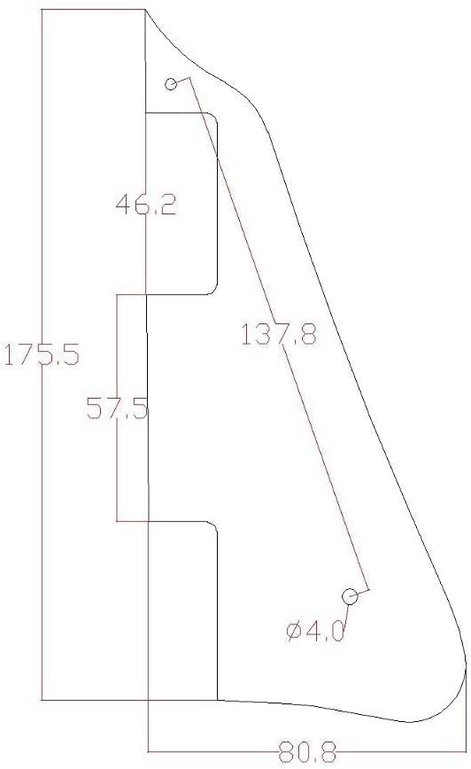 Dopro Aged Pearl LP Guitar Pickguard with Chrome Bracket for Epiphone Les Paul