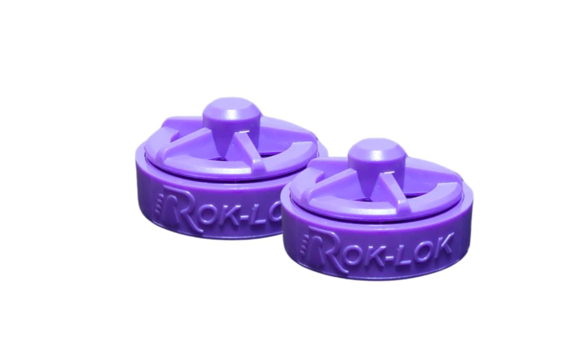 Rok Lok Universal Quick Change Guitar Strap Lock - Guitar Strap Locks Set - Protect Your Instrument with no modifications or har