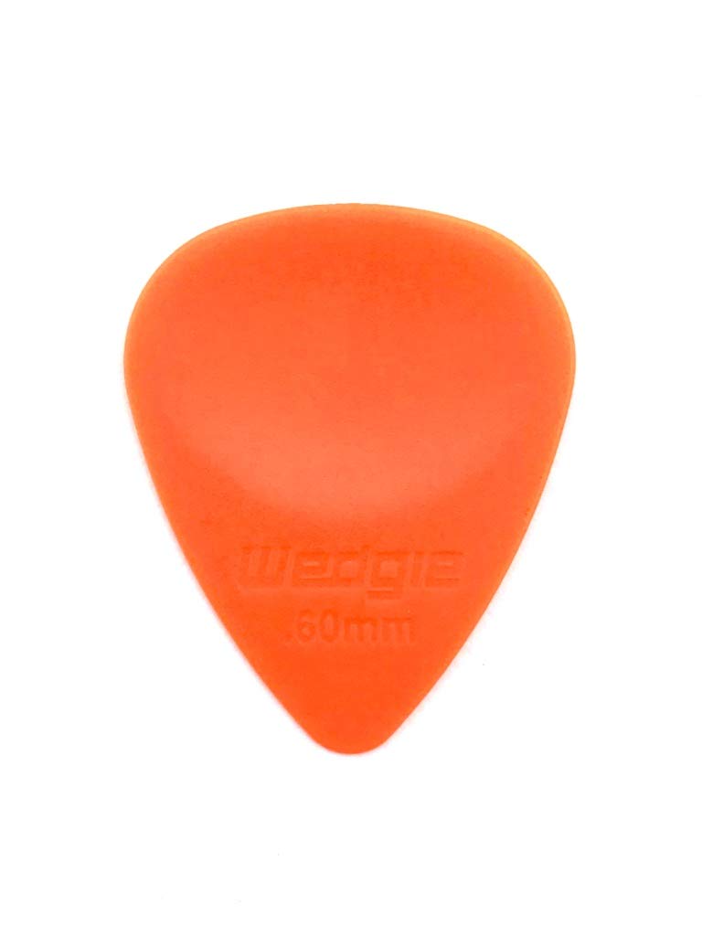 Wedgie Wdpp60 0.60Mm Wedgie Delrin Pick, 12 Pack, Orange