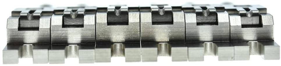 KAISH Guitar Stainless Steel Double Locking Tremolo Bridge Saddles and Screws for Floyd Rose Tremolos