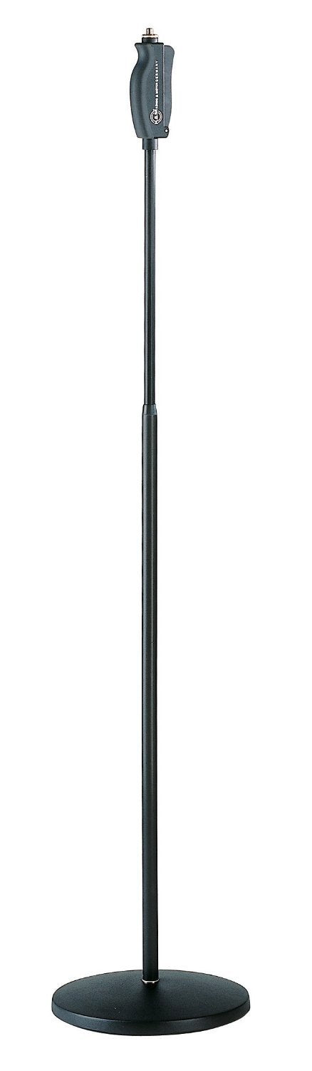 K&M K   Nig & Meyer 26085.500.55 One Hand Microphone Stand Soft Touch Easy Clutch For Adjustable Height Mic Mount Holder Heavy R
