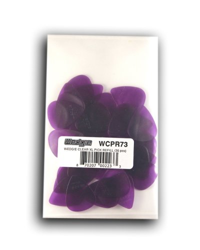 Wedgie Wcpr73 0.73Mm Wedgie Clear Pick Refill, 36 Pieces, Purple