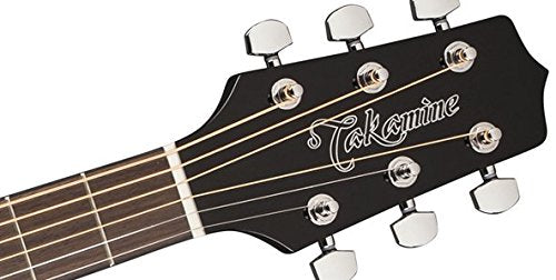 Takamine GD30-BLK Dreadnought Acoustic Guitar, Black