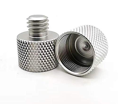 Mxtong Mic Stand Adapter 5/8'' To 3/8'' Tripod Thread Screw Adapter For Microphone Stand Mount Microphone Stand Adapter To Tripo