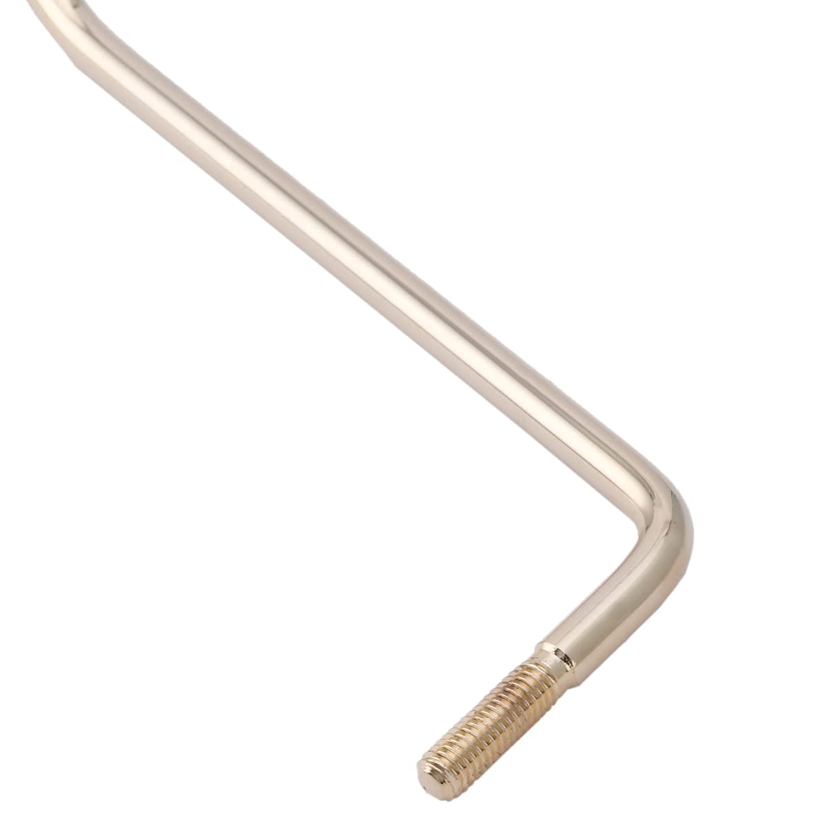 Musiclily Pro UNF #10-32 4.8mm Thread-in Steel Tremolo Arm Whammy Bar Vibrato Arm for Strat Style Electric Guitar, Gold with Bla