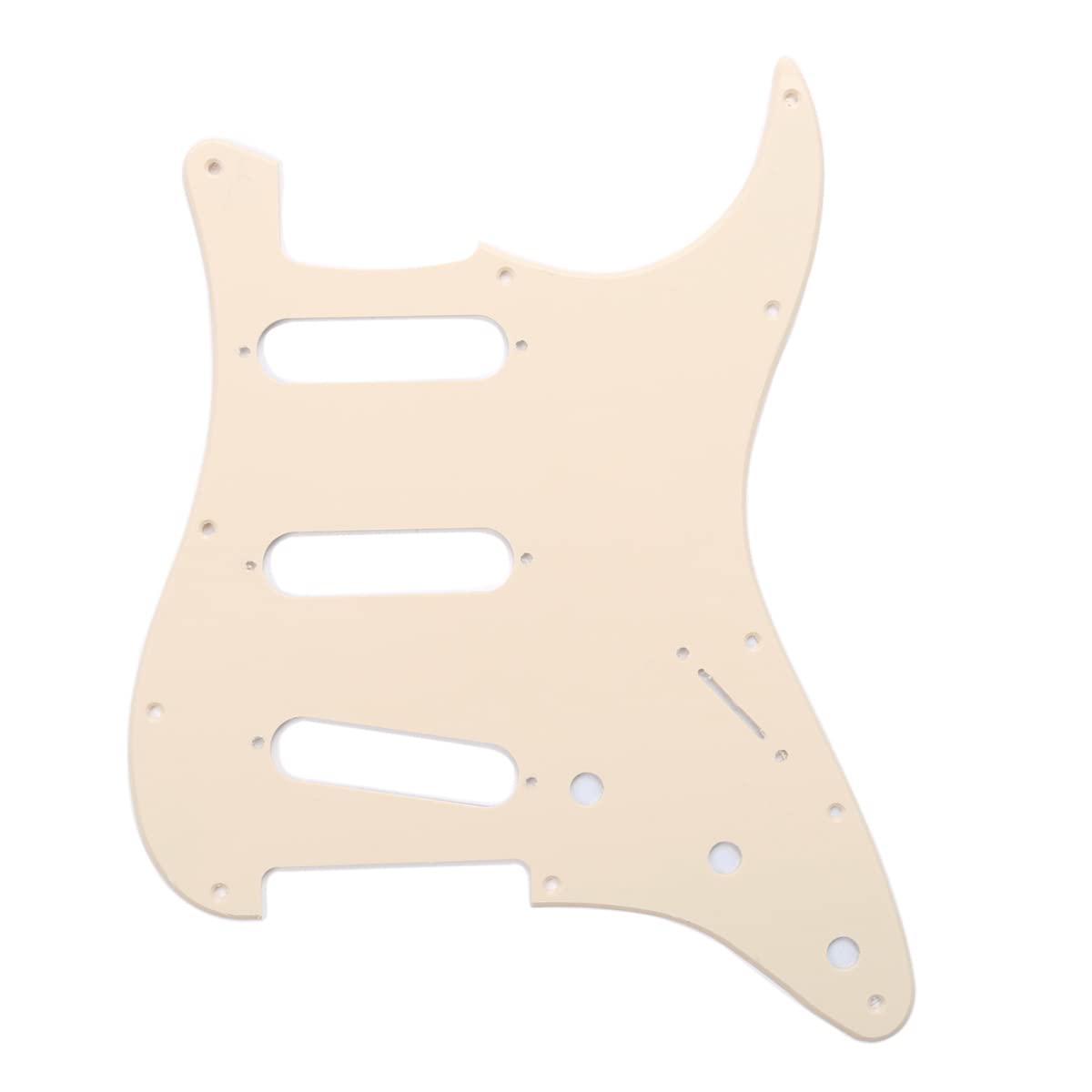 Musiclily Sss 11 Holes Strat Electric Guitar Pickguard Scratch Plate Pick Guards For Fender Usmexico Made Standard Stratocaster