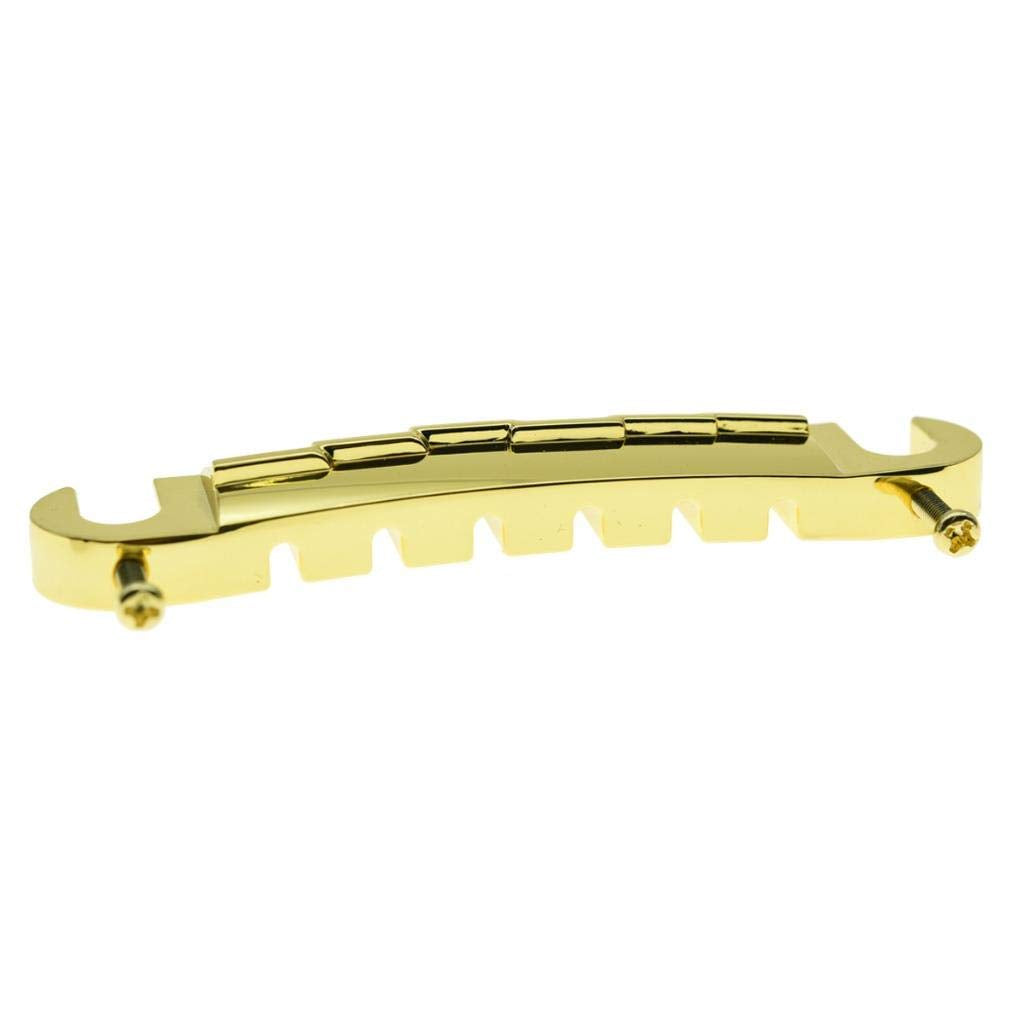 Electric Guitar Wrap Around Bridge Tailpiece for Les Paul LP Junior Gold