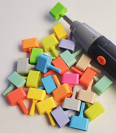 Ducks Deluxe Twin Power String Winder for Guitars & Basses - ABS Plastic - Fits 1/4 '' Hex Screwdriver