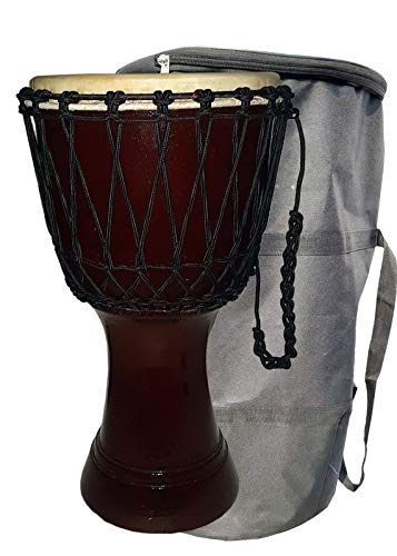 Gt Manufacturers Free Style Rope|Tuned Djembe|Djembe Drums(8 Head)|Musical Instrument|Percussion Hand Drums|Tribal Dholki (Dar