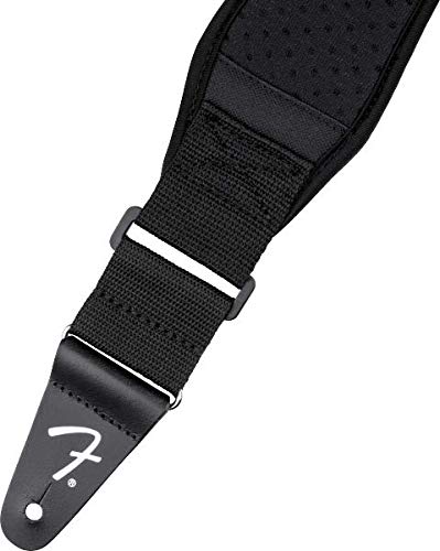 Fender Swell Neoprene Guitar Strap, 2in, Black