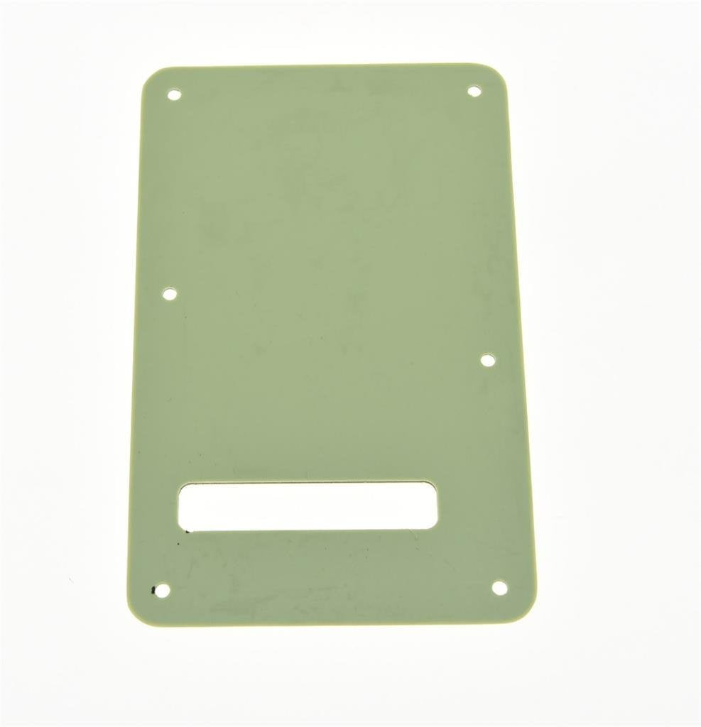 KAISH ST/Strat Style Standard Guitar Back Plate ST Tremolo Trem Cover for USA Strat/Stratocaster Mint Green 3 Ply