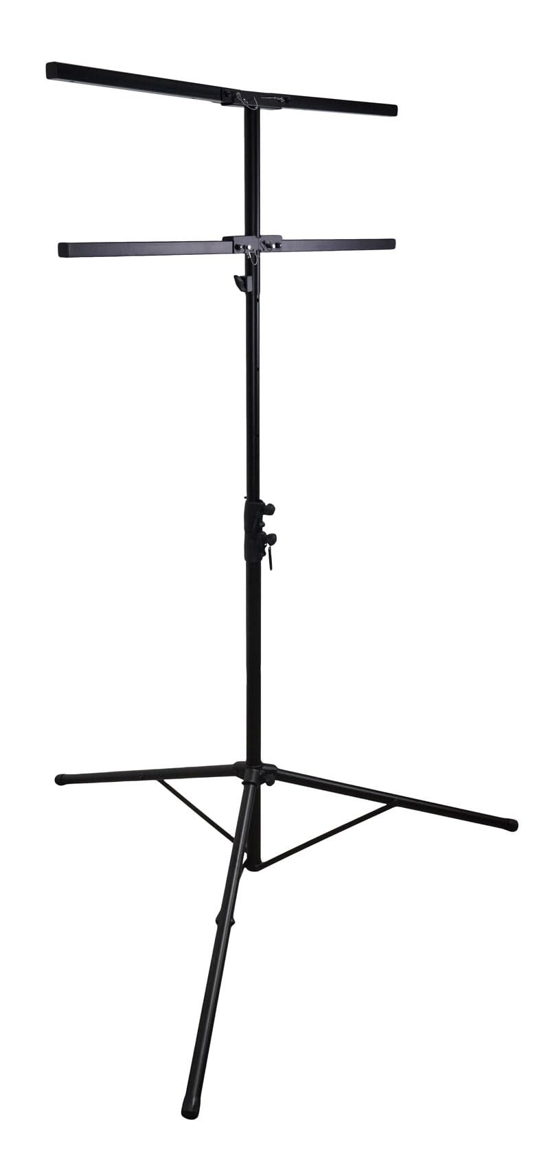 Rockville RVLS-F1 12FT Folding Lighting Tree Stand For 8 Lights, 110LB Capacity, 48 Foldable Lighting Mount Bar, Adjustable Heig