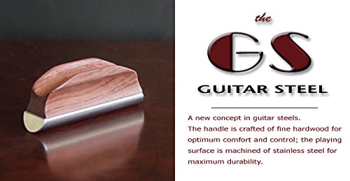 Shubb Hardwood and Stainless Steel Dobro Bar Chrome, standard