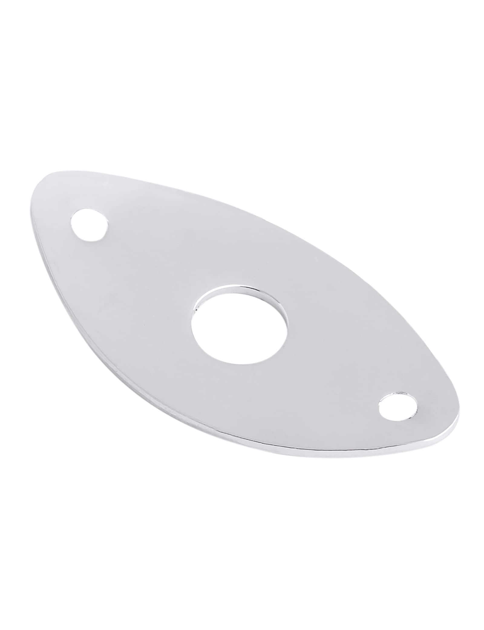 Bogart Guitar Jack Socket Plate Curved Oval Football Style Output Jack Plate Compatible with Les Paul Ibanez Jackson Guitar or B