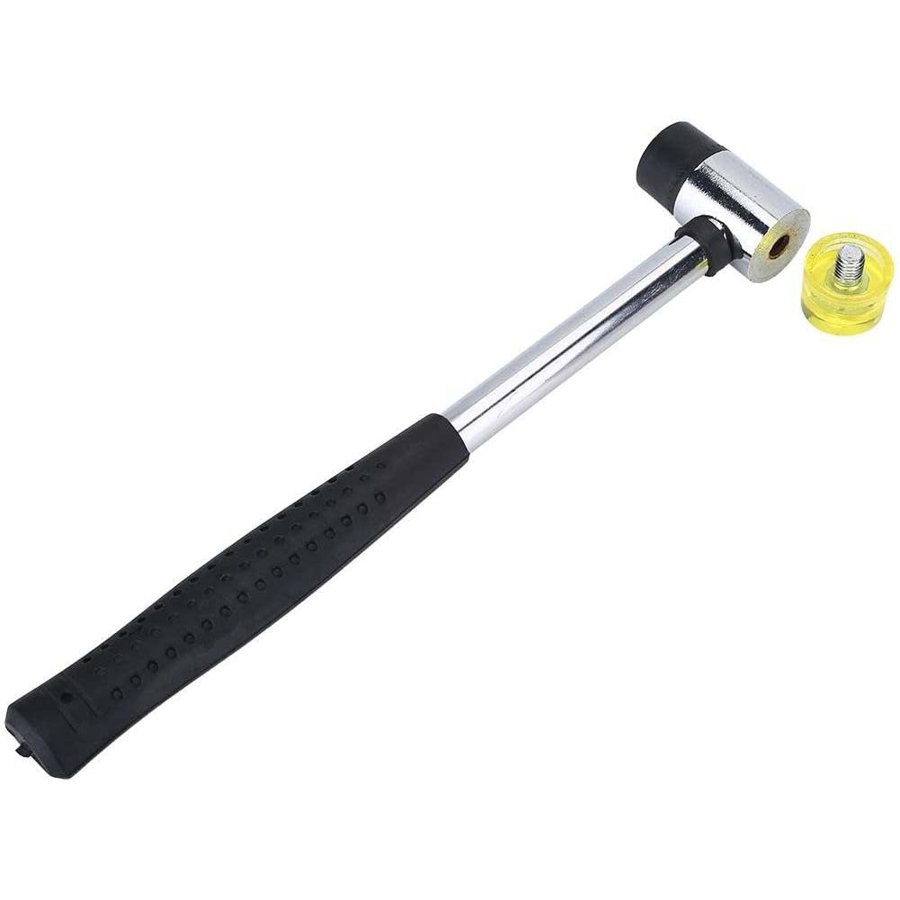 Guitar Luthiers Hammer Double Headed Tool Rubber Mallet Fret Fretboard Fretwork for Bass Guitar Ukulele Mandolin Banjo all Strin