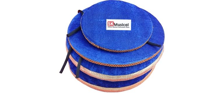Silk Sunmicya Velvet Tabla Ring Set (Multicolor)