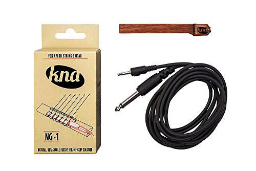 Kna Pickups, 18 To 14 Instrument Cable Portable Piezo Nylon String Guitar Pickup (Ng-1)