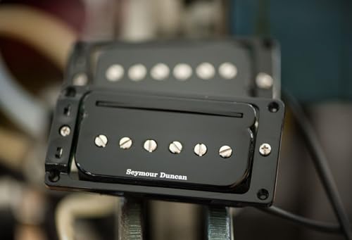 Seymour Duncan Black P-Rails Humbucker Set - Electric Guitar Pickup, Versatile Humbucker, Strat, and P90 Tone