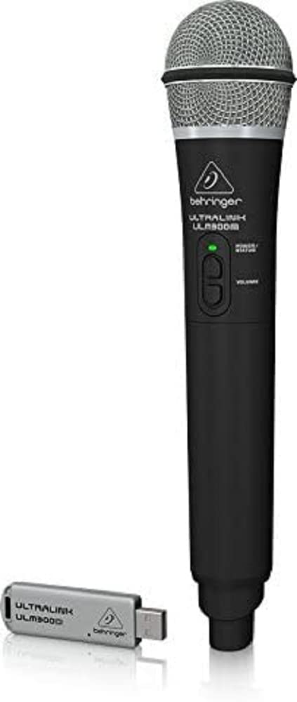 Behringer Ultralink Ulm300Usb High-Performance 24 Ghz Digital Wireless System With Handheld Microphone And Dual-Mode Usb Receive