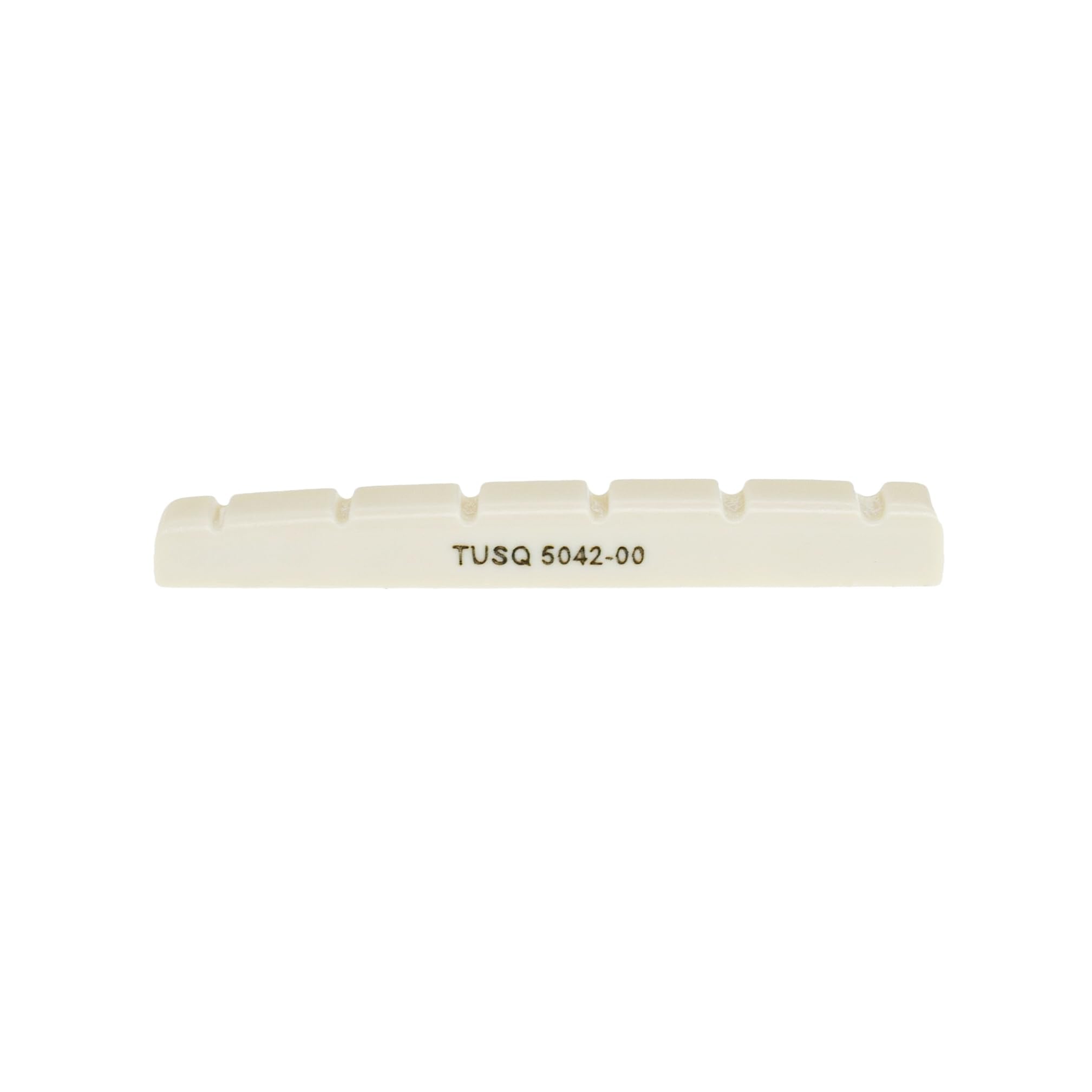 TUSQ by Graph Tech PQ-5042-00 Nut fits Strat/Tele Style Guitar, Flat Bottom 42mm