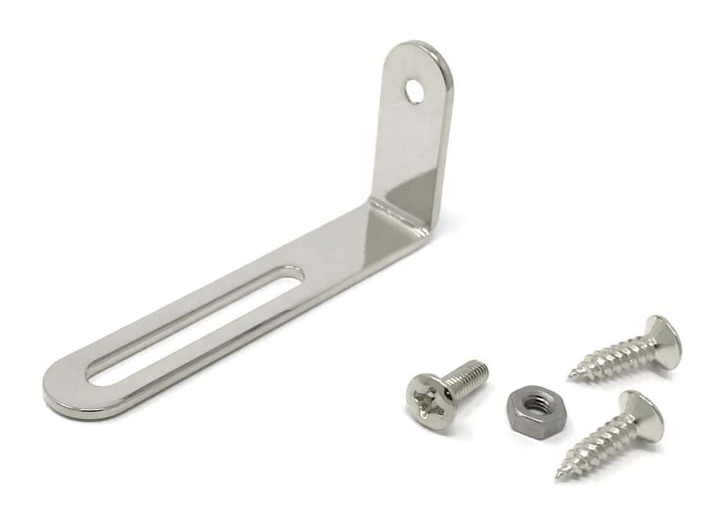 Vintage Forge Nickel Pickguard Mounting Bracket Compatible With Gibson Epiphone Les Paul Electric Guitar With Screws Lpb20-Nkl