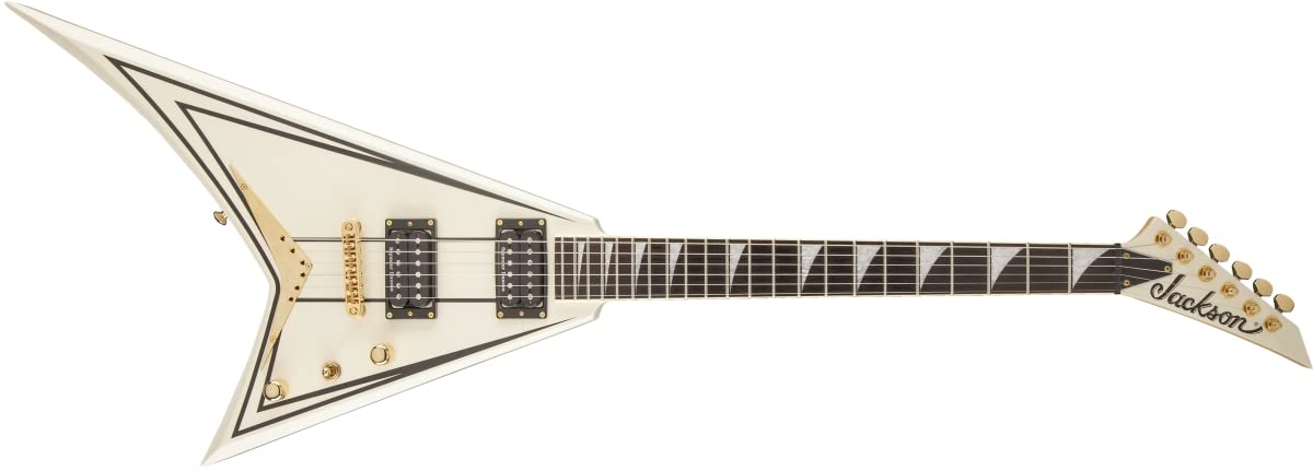 Jackson RRT3 Pro Series Rhoads - Ivory with Black Pinstripes
