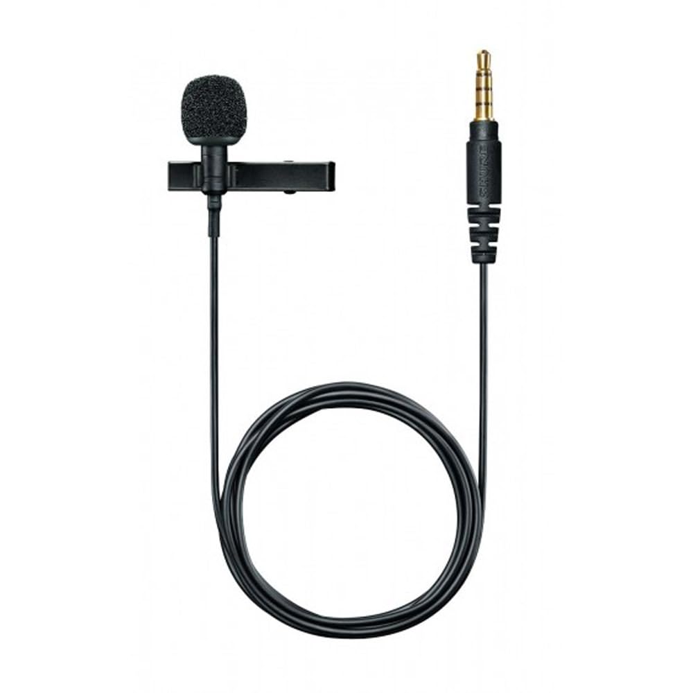 Shure MVL Lavalier Microphone for iPhone & Tablet - External Clip On Mini Lapel Mic for Video Recording & Vlogging with 3.5mm Co