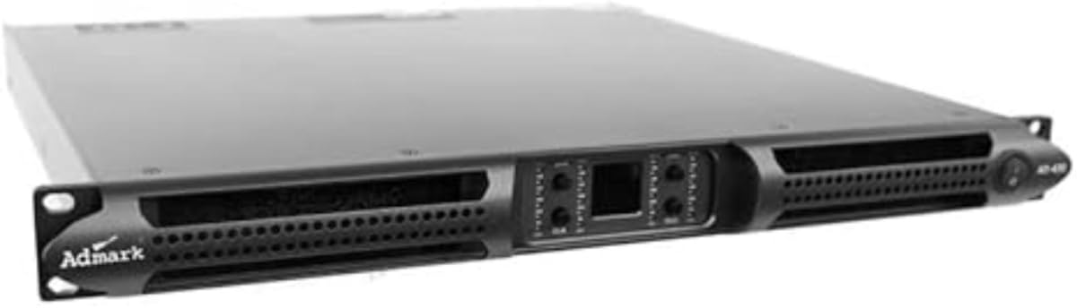 ADMARK AD-430 Amp Pro High Power Audio Class-D Power Amplifier 4 x 5000 Watts @ 4-Ohms Per Channel with Dual Digital Signal LEDs
