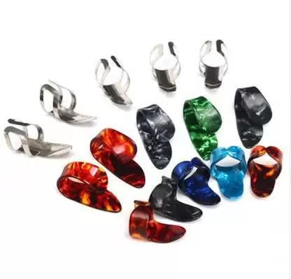Belear Finger Thumb Guitar Pick With Storage Box Guitar Pick (Pack Of 15)