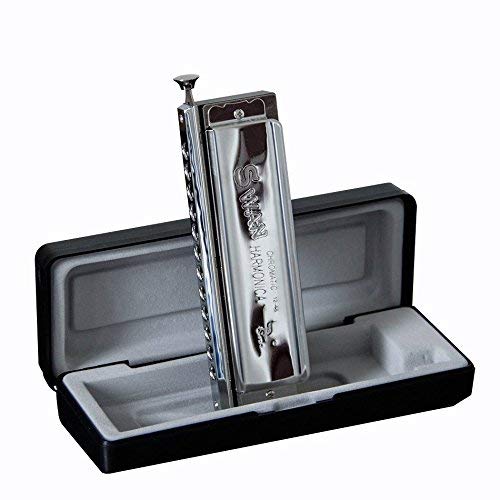 Swan Swan Sw1248 12 Holes Advanced Chromatic Harmonica Mouth Organ With 48 Tone Key Of C Reed