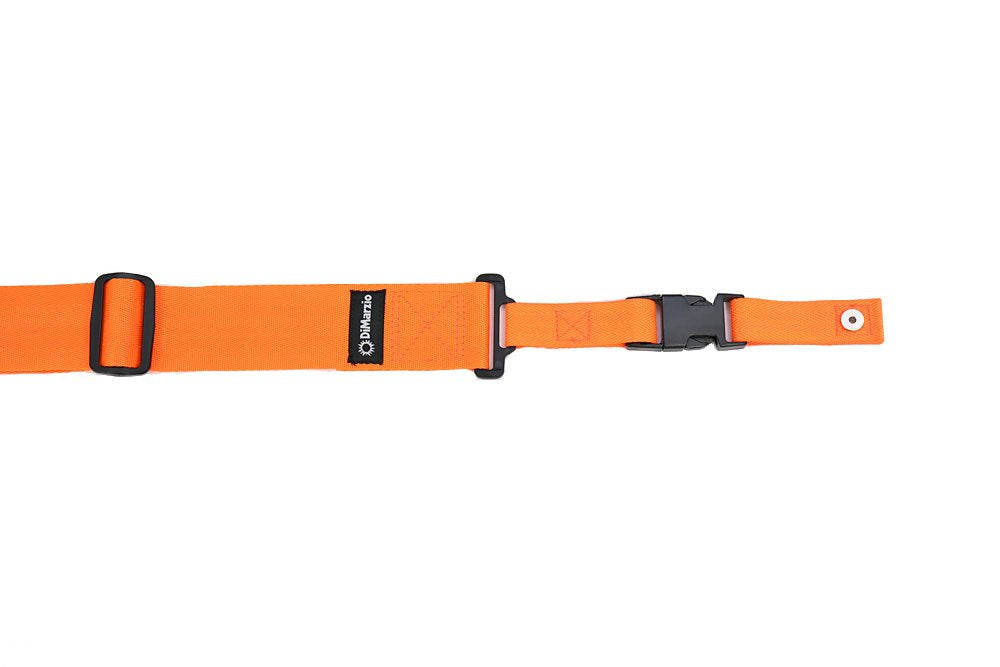 Dimarzio Nylon Cliplock Neon Guitar Strap Orange