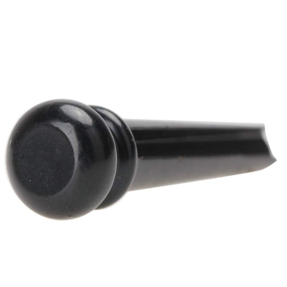 WingPower 6 Pieces Guitar Bridge Pins, Brass Pin Acoustic Guitar Strings Nail Pegs Fixed Cone, Replacement Parts for Acoustic Fo