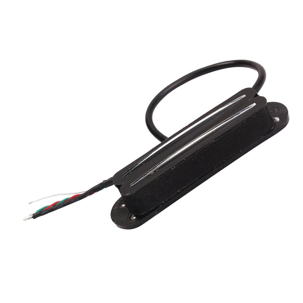 Atorse Dual Hot Rail Humbucker Pickup 4 Wire For Electric Guitar St Parts Black