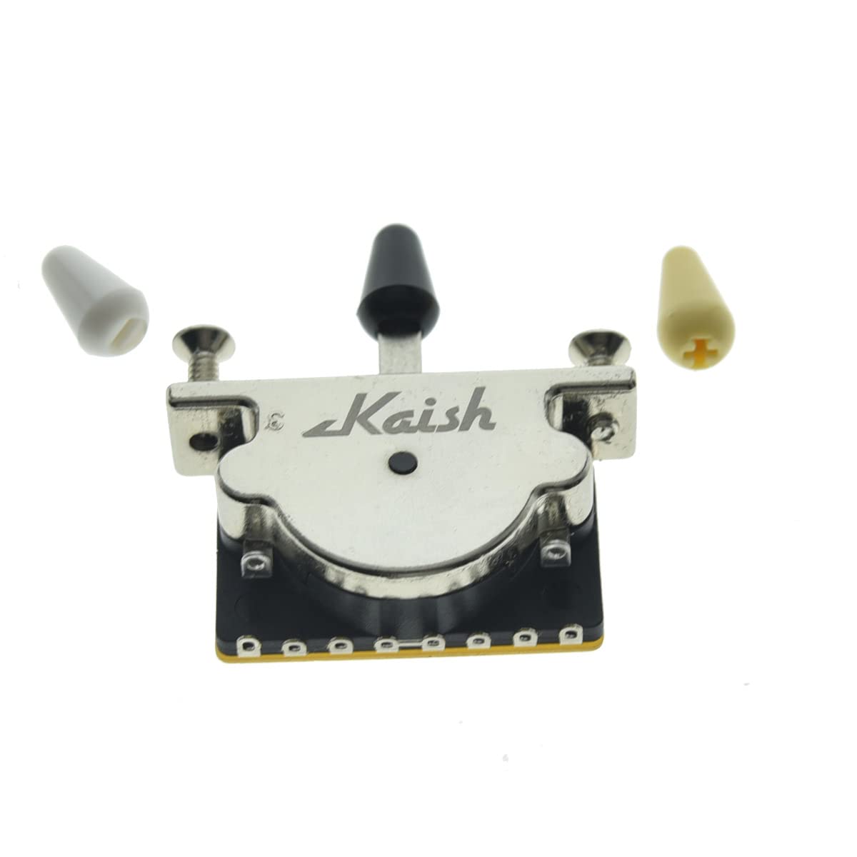 Kaish Heavy Duty 5 Way Guitar Pickup Lever Switch Selector Switch For Strat Tele With 3 Plastic Tips