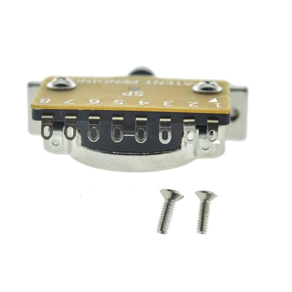 Heavy Duty 5 Way Guitar Pickup Lever Selector Switch for Strat Tele with 3 Plastic Tips