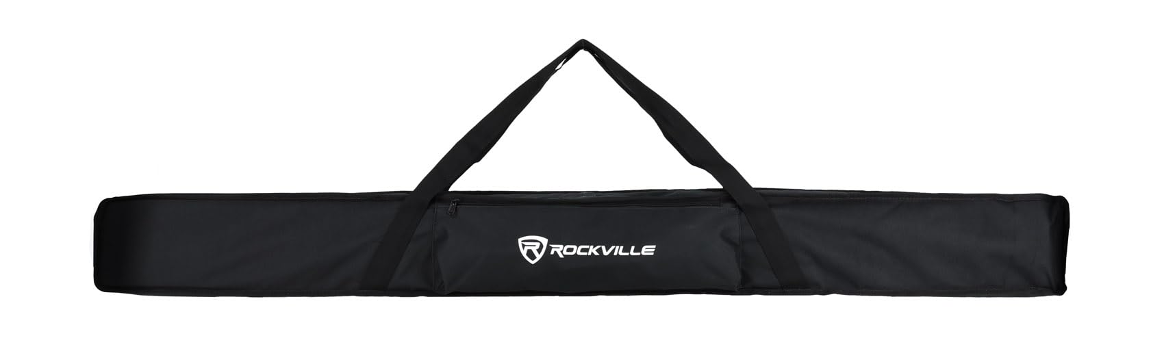 Rockville Bag for 4X Rock Saber Lights Protective Case, Thick Foam Padding, Water-Resistant, Accessory Pockets, Perfect for DJs 