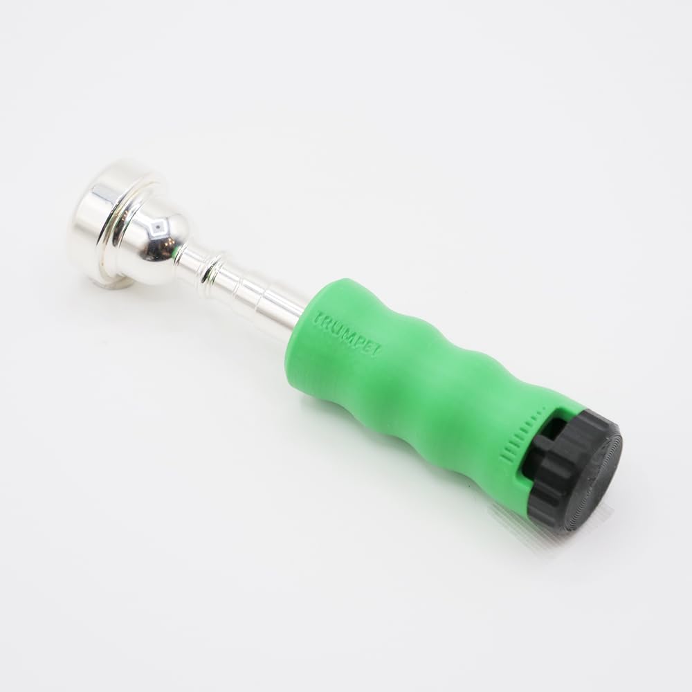 Trumpet Mouthpiece Buzzing Practice Tool - Anywhere Practice & Warm-up - One-Touch Adjustable Resistance - BRASS BUZZ TRAINER (G
