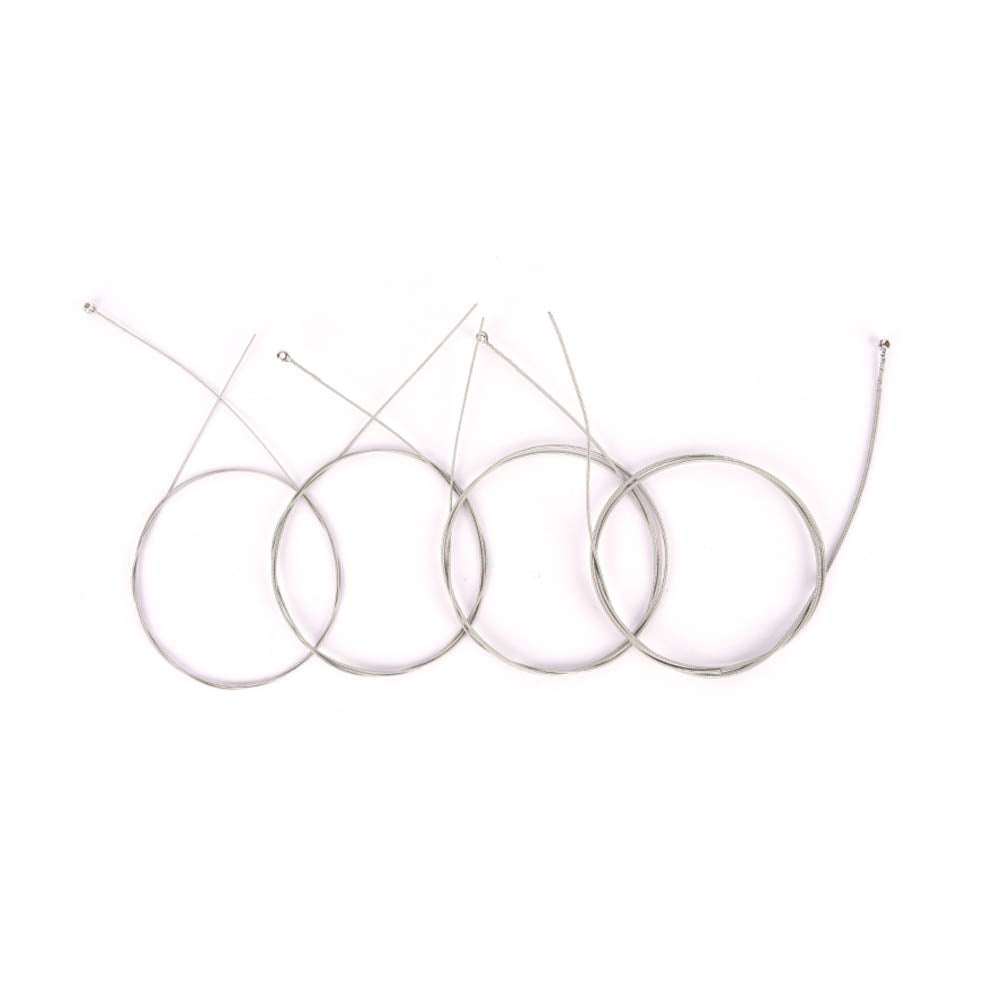 1 Set of 4 Pcs Guitar String Bass Guitar Parts 4 Steel Strings Durable Guitar Accessories - SG Musical