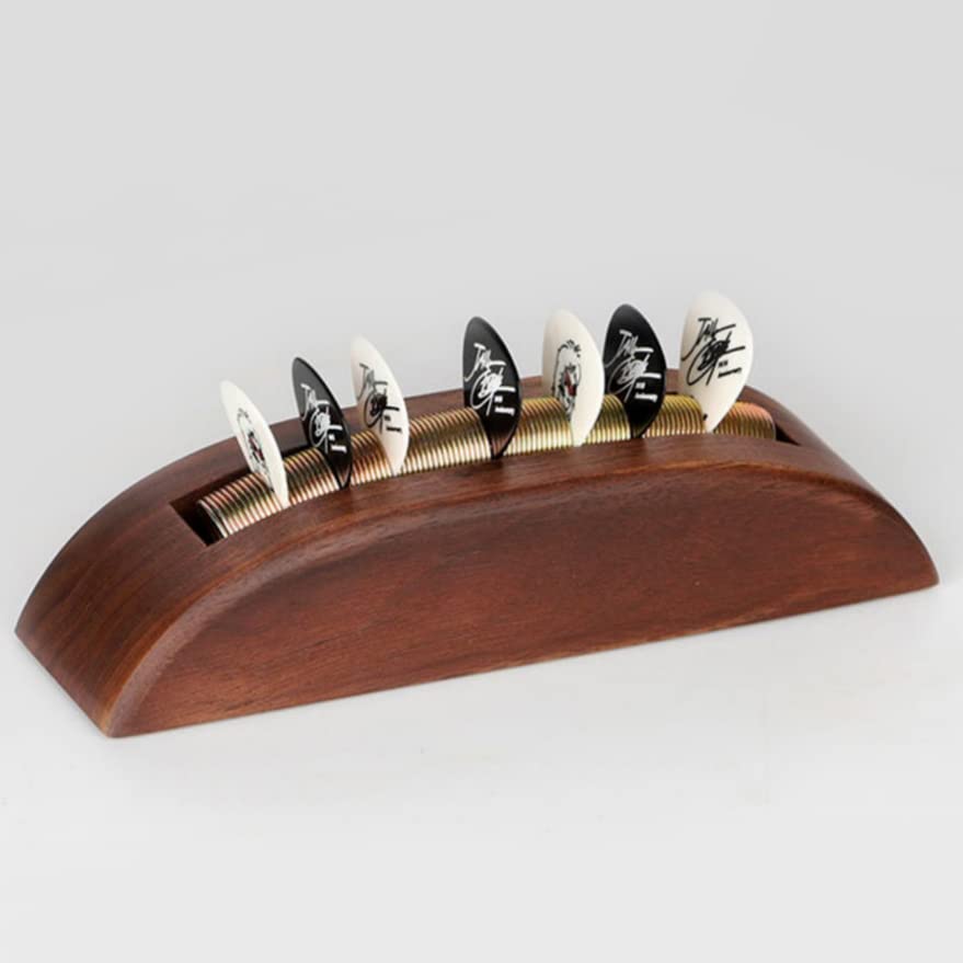 HHUXIUE Guitar Pick Holder,Guitar Pick Storage Display Case for Any Thickness, Shape Personalized Guitar Pick Display