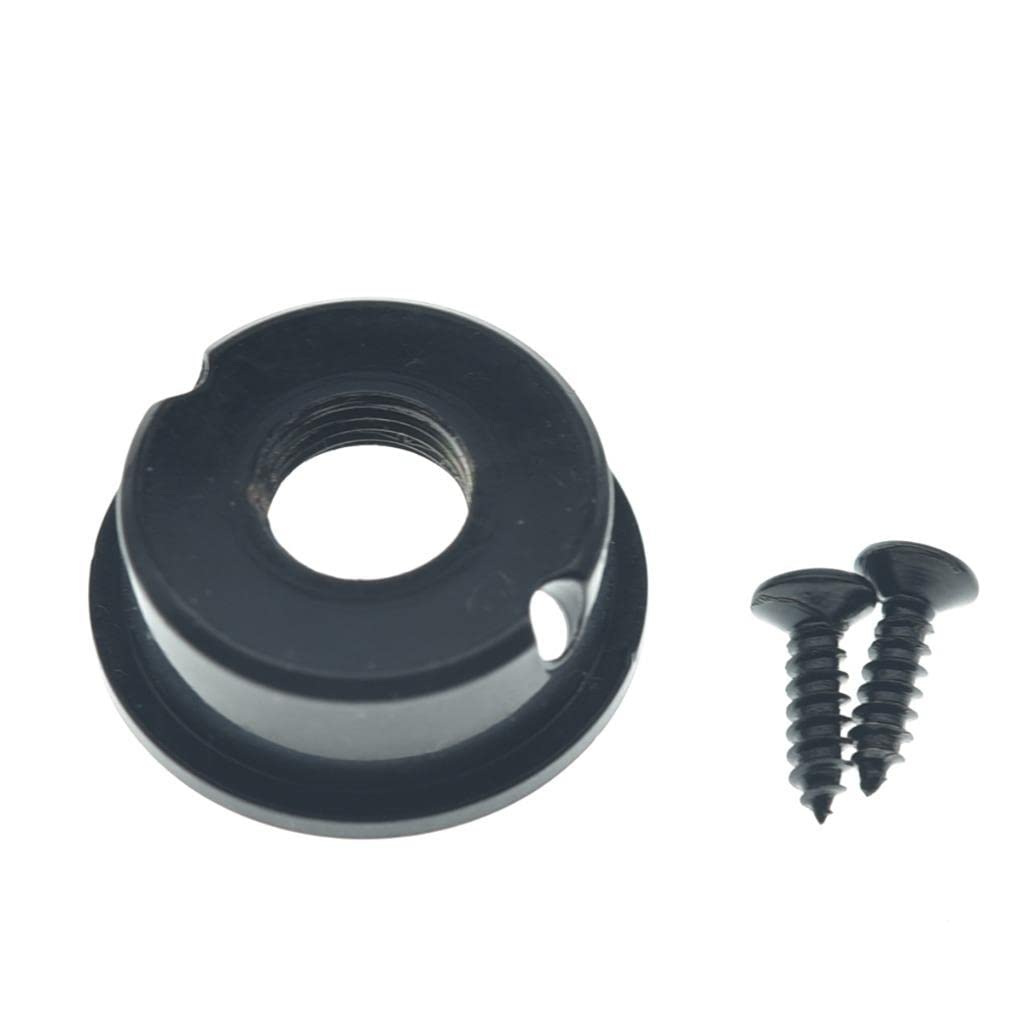 KAISH Black Brass American Thread Electric Guitar Jackplate Electrosocket Jack Plate for FD American/MIM Style Tele/Telecaster