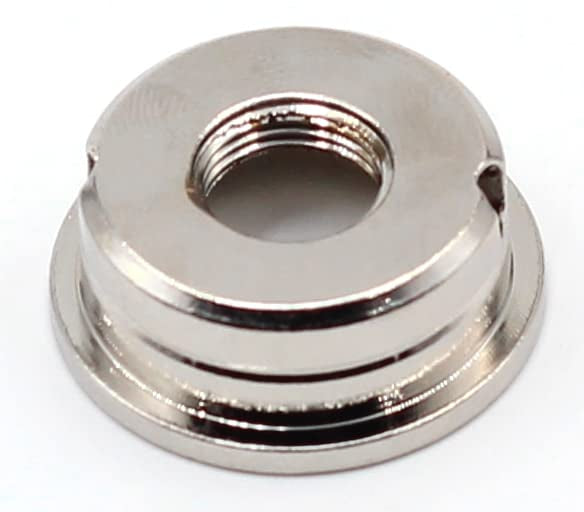 Electrosocket Jack Plate for Telecasters - Polished Nickel Finish