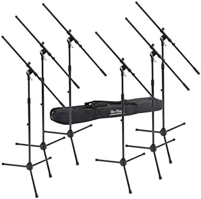 6 Euroboom Mic Stands W/Bag
